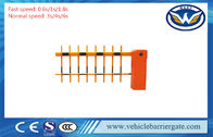 Automatic Straight Boom Car Park Entrance Barriers With 2 Fence Arm