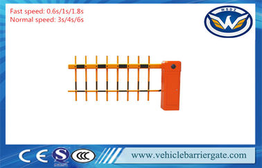 Automatic Straight Boom Car Park Entrance Barriers With 2 Fence Arm