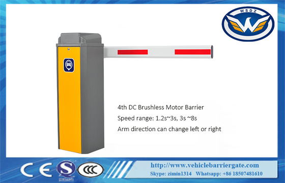 قارئ RFID التلقائي حاجز بوابة حلقة الاستشعار تيار مستمر فرش السيارات بوابة وقوف السيارات