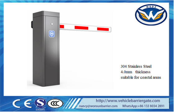 محرك سيرفو SS304 طريق حاجز بوابة السيارات التحكم عن بعد حاجز المرور بوابة