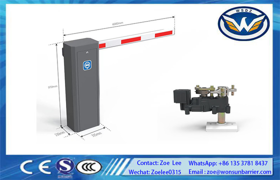 DC 24V Economic Boom Smart Barrier Gate مع سرعة قابلة للضبط 2.5s-6s DZ-2212