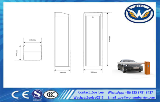 الجيل الثالث DC بوابة الحاجز بدون فرش DZ-830