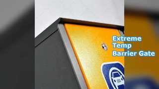 بوابة الحاجز: الوصول إلى ساحة انتظار السيارات ذات درجة الحرارة القصوى